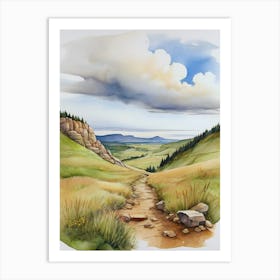 Rocky Path.2 Art Print