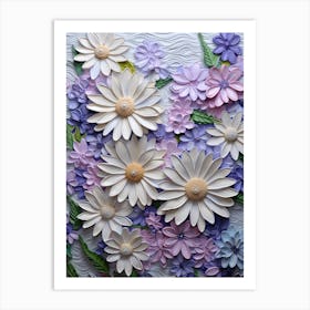 Paper Flowers 4 Art Print