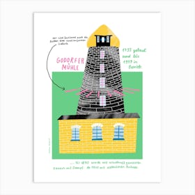 Windmill Godorf Print Art Print