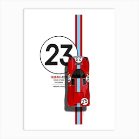 Ferrari 412 No. 23 Art Print