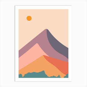 Three Mountain Art Print