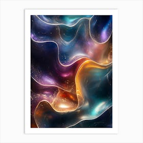 Stunning Whimsical Marble 22 Art Print