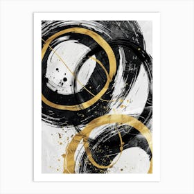 Abstract Circles Canvas Print 16 Art Print