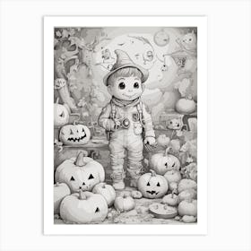 Jack O Lantern Art Print