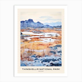 Thingvellir National Park Iceland 3 Poster Art Print