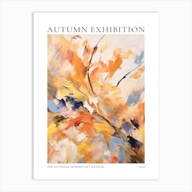 Autumn Exhibition Modern Abstract Poster 6 Art Print