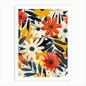 Namaqualand Daisy Groovy 26 Art Print