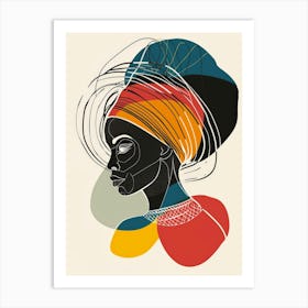 African Woman 124 Art Print