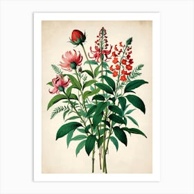 Bouquet Of Flowers 9 Art Print