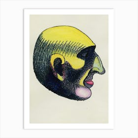 Head Of A Man Art Print