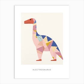 Nursery Dinosaur Art Alectrosaurus 3 Poster Art Print