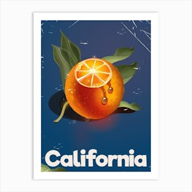 California Oranges Art Print