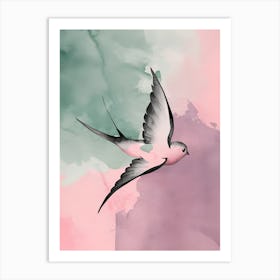 Swallow Painting Art Print