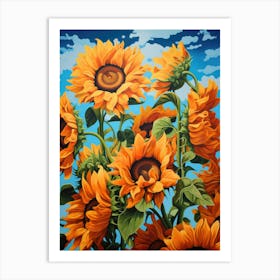 Sunflowers 89 Art Print