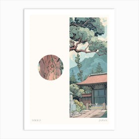Nikko Japan 2 Cut Out Travel Poster Art Print