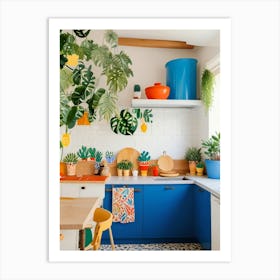 Tropical Kitchen Art Print