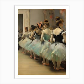 Before The Performance Edgar Degas Art Print Art Print