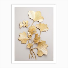 Ginkgo Leaf Wall Art 4 Art Print