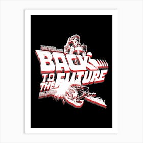 back to the future Art Print