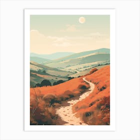 The Camino Portugal Hiking Trail Landscape Art Print