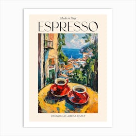 Reggio Calabria Espresso Made In Italy 2 Poster Art Print