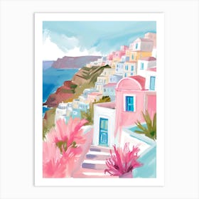 Santorini Print 4 Art Print