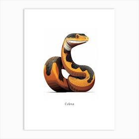 Cobra Kids Animal Poster Art Print