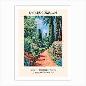 Barnes Common London Parks Garden 4 Art Print