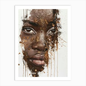 'Black Woman' 7 Art Print