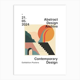 Abstract Design Archive Poster 42 Art Print