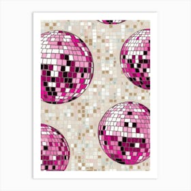 Disco Balls Art Print