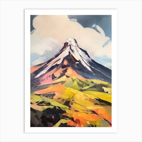 Cotopaxi Ecuador 5 Mountain Painting Art Print