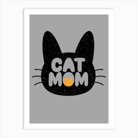 Cat Mom Art Print