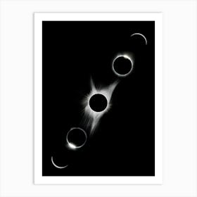 Nasa Solar Eclipse Art Print