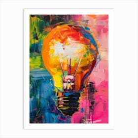 Light Bulb 8 Art Print