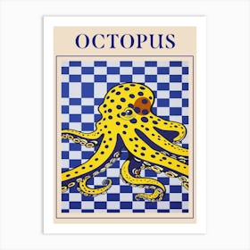 Octopus 2 Seafood Poster Art Print