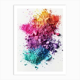 Colorful Pigments Art Print