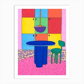 Dinner Party For One Art Print