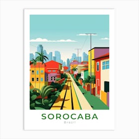 Brazil Sorocaba Travel Art Print