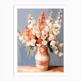 Foxglove Flower Still Life Painting 2 Dreamy Art Print