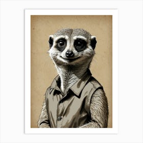 Meerkat 1 Art Print