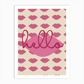 Hello Art Print