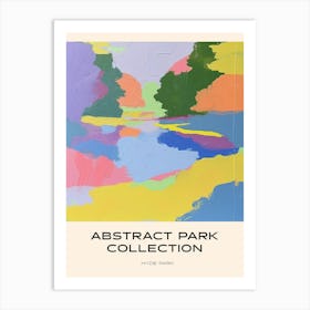 Abstract Park Collection Poster Hyde Park London 6 Art Print