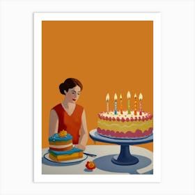 Birthday Girl Art Print
