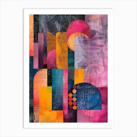 Abstract Cityscape 5 Art Print