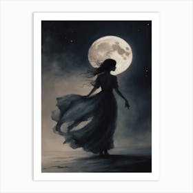 Full Moon Art Print