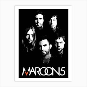 Maroon 5 6 Art Print