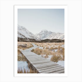 Path Through Valley Art Print