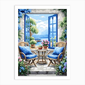 Window View 1 Art Print