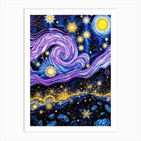 Starry Night 23 Art Print